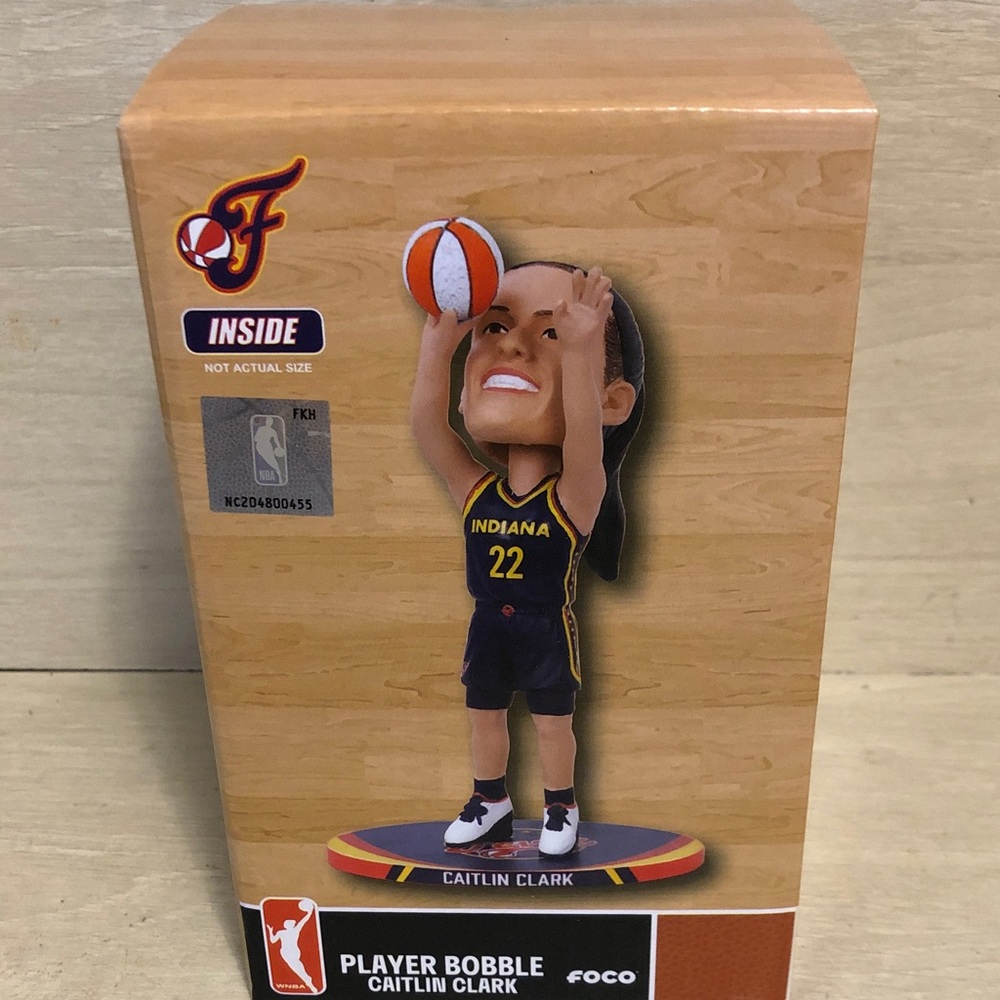 Caitlin Clark Indiana Fever 2024 WNBA Series 5" Bobblehead Bobble Head Doll NIB